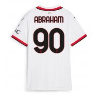 AC Milan Tammy Abraham #90 Bortatröja Kvinnor 2024-25 Korta ärmar